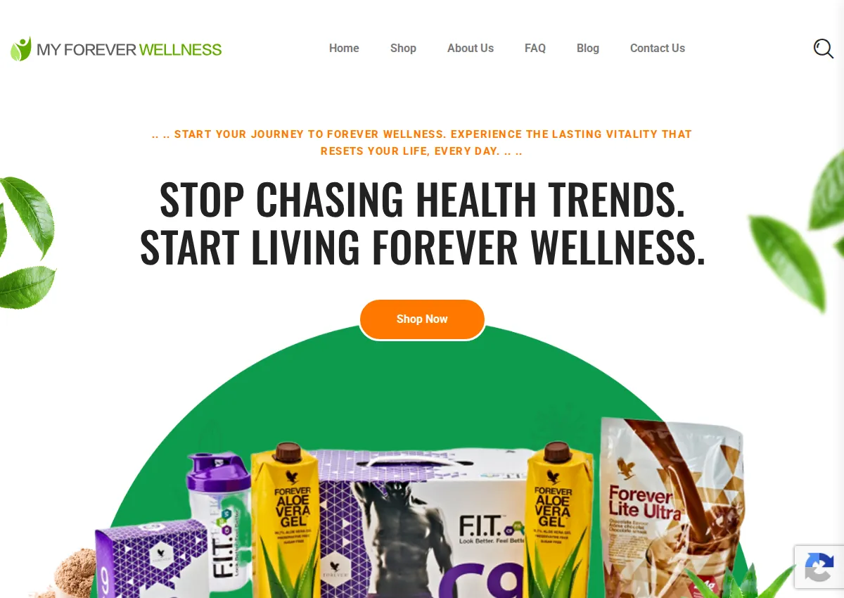 Store homepage