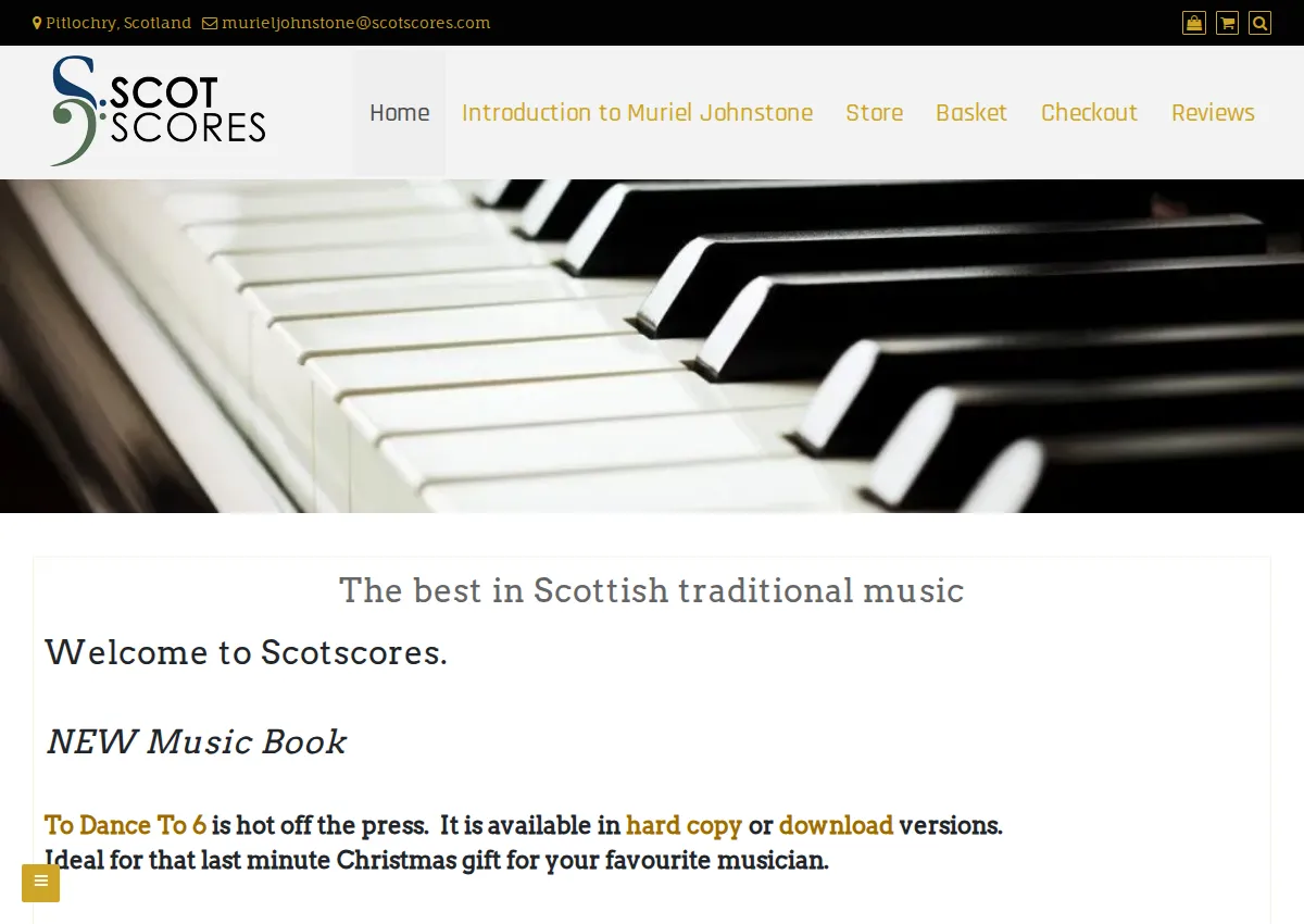 Store homepage