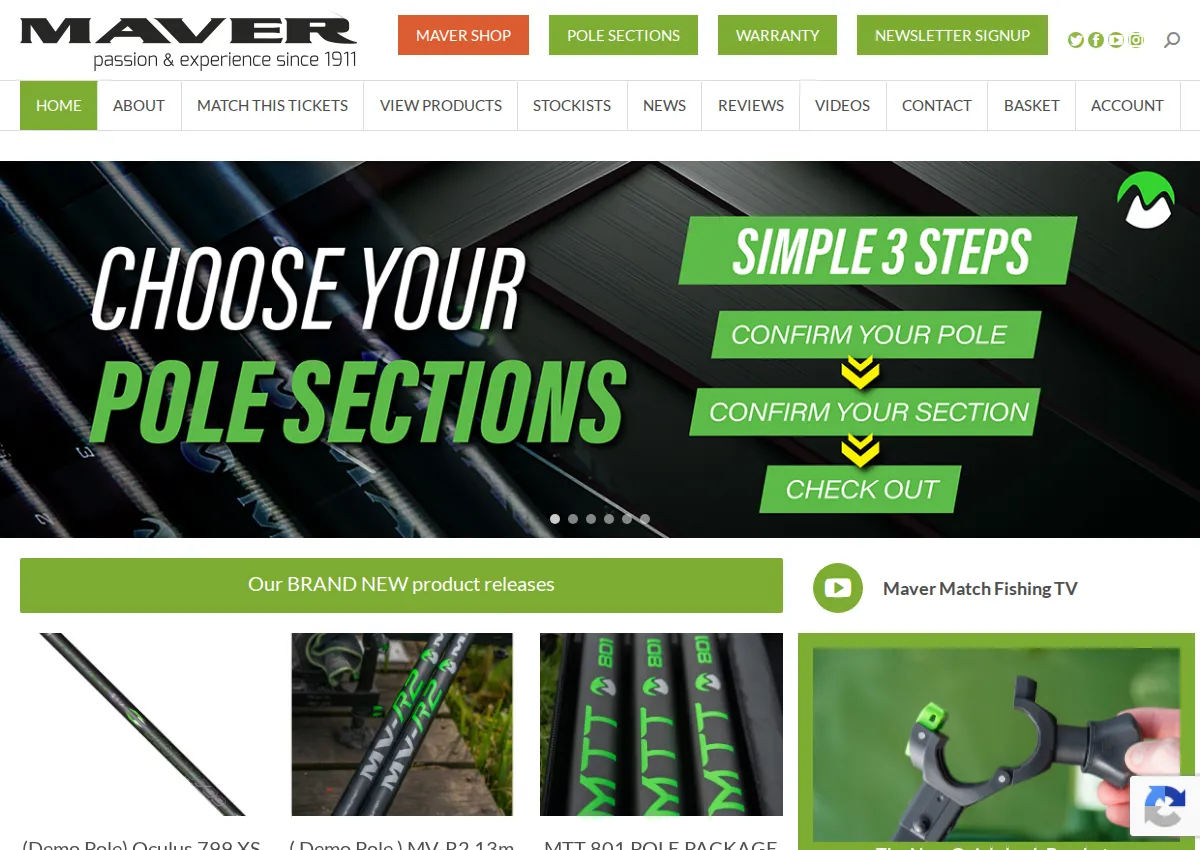 Store homepage