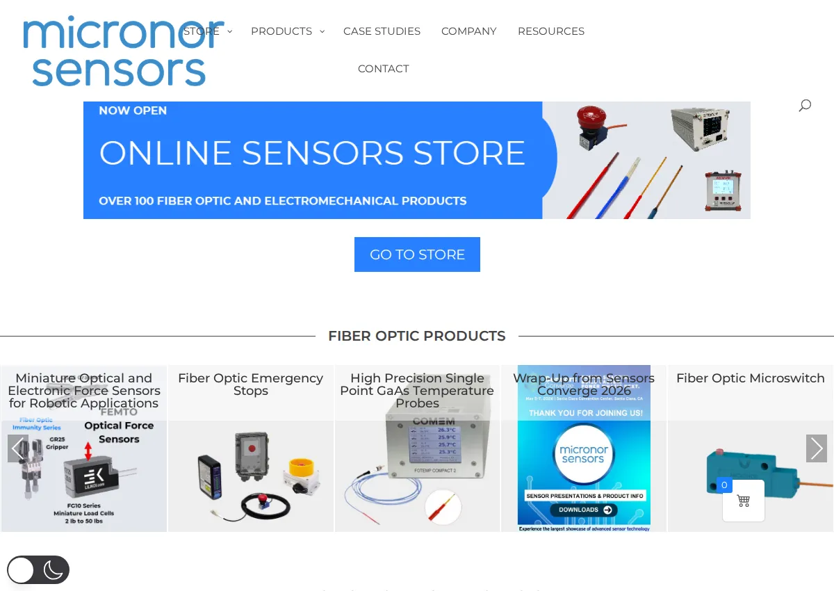 Store homepage