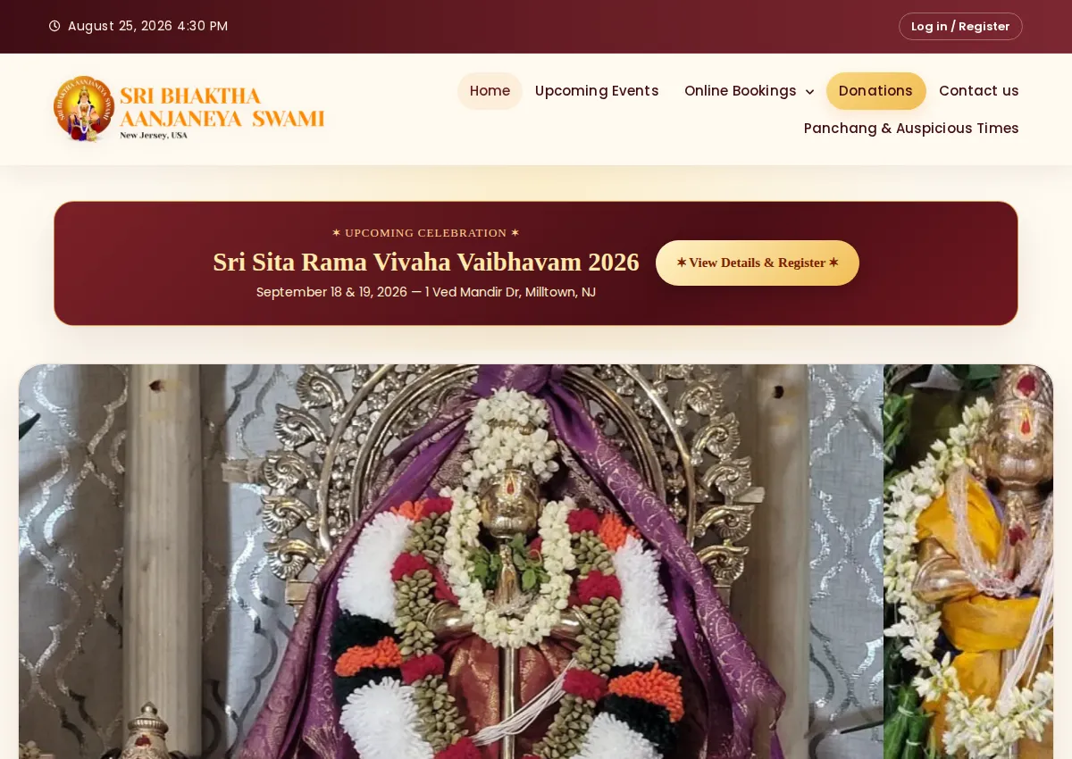 Store homepage