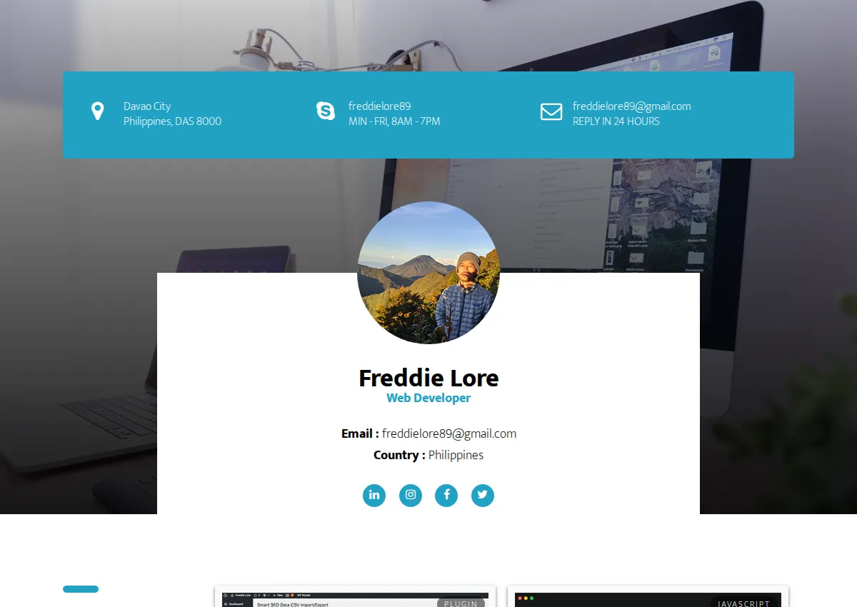 Store homepage