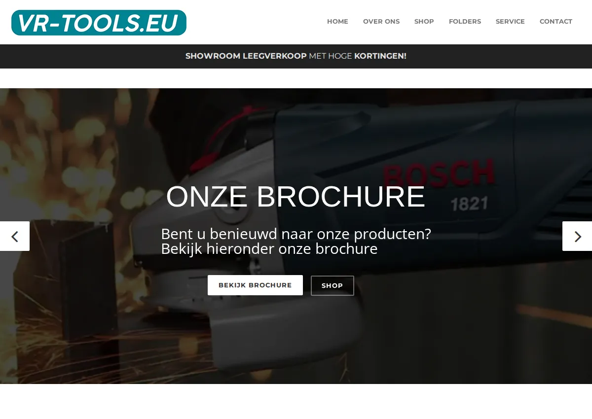 Store homepage