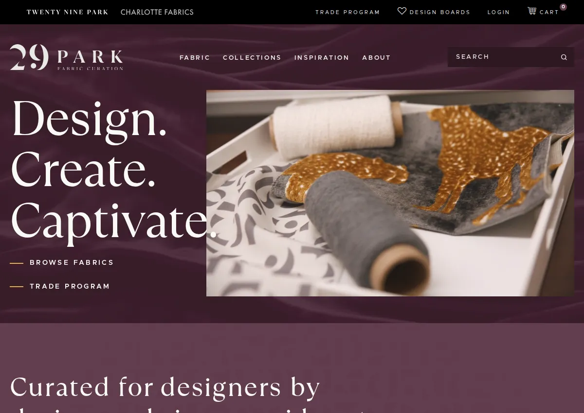 Store homepage