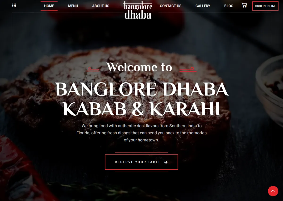 Store homepage