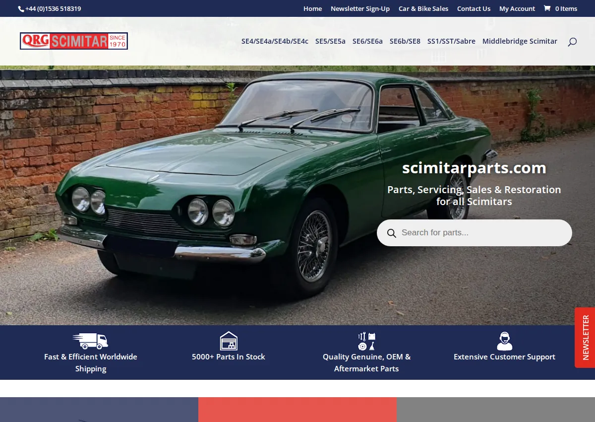 Store homepage