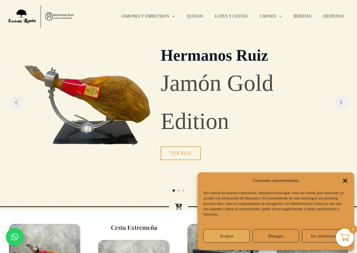 Store homepage