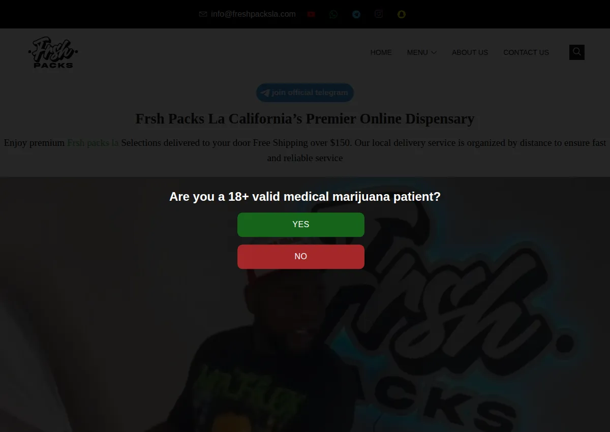 Store homepage