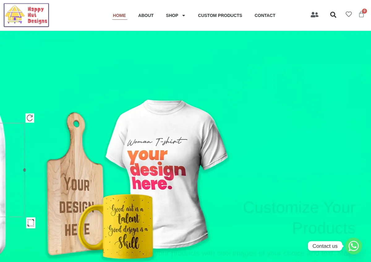 Store homepage