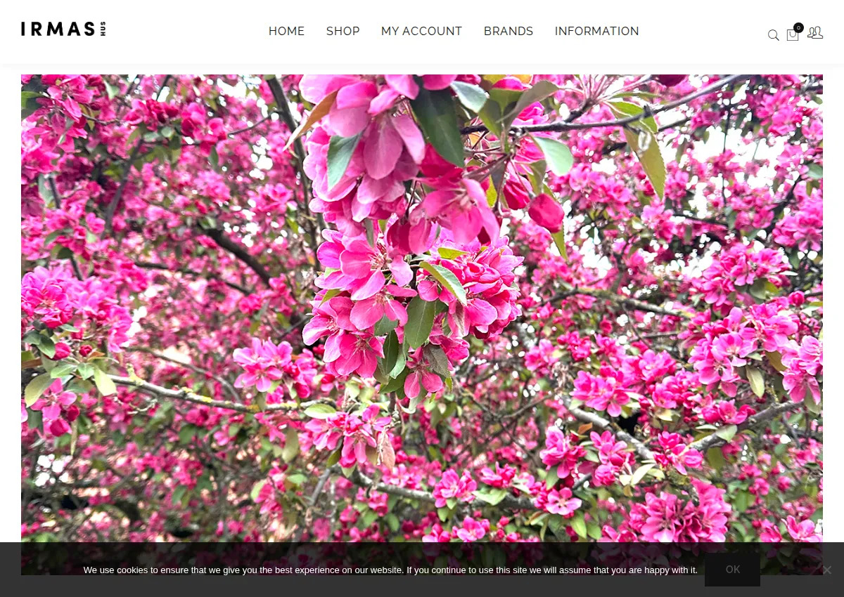 Store homepage
