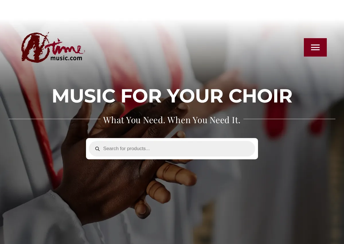 Store homepage
