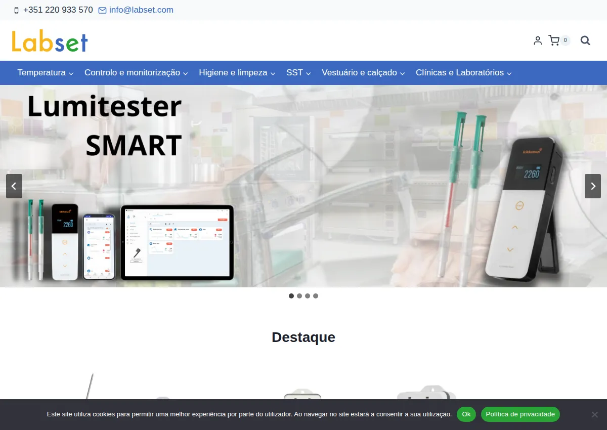 Store homepage