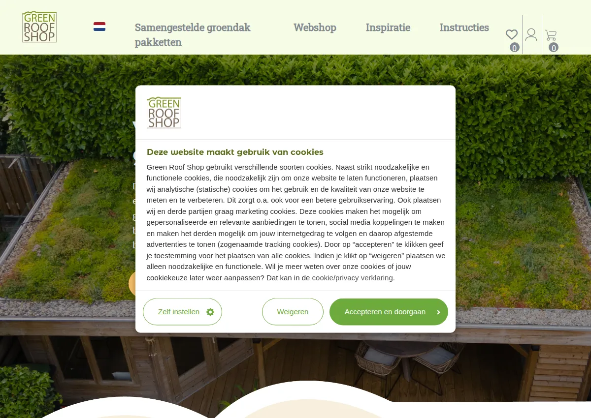 Store homepage