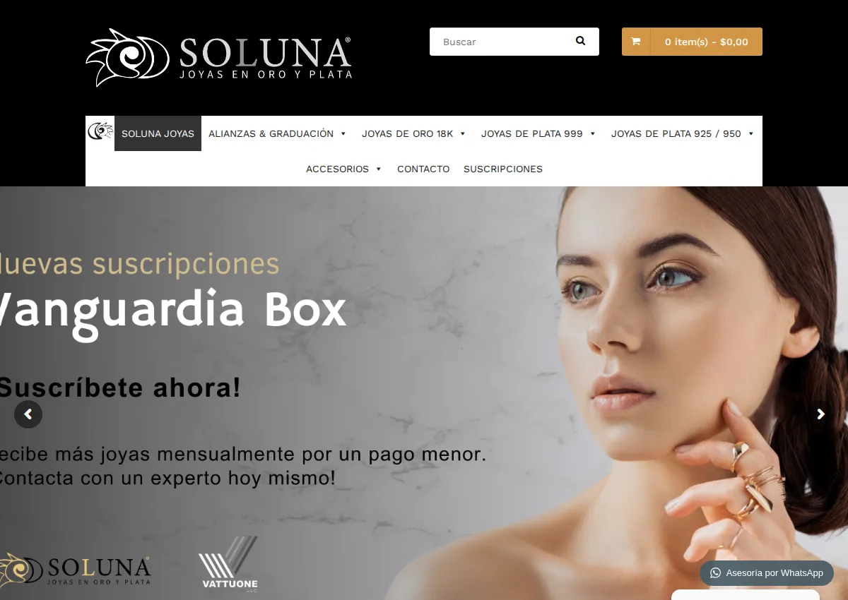 Store homepage