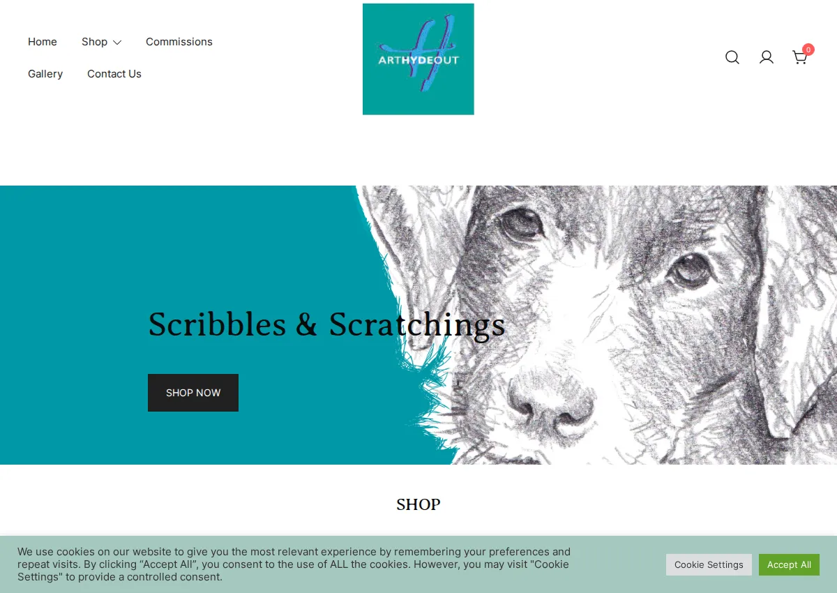 Store homepage