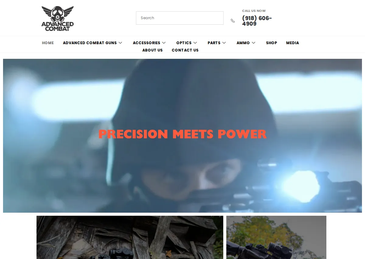 Store homepage