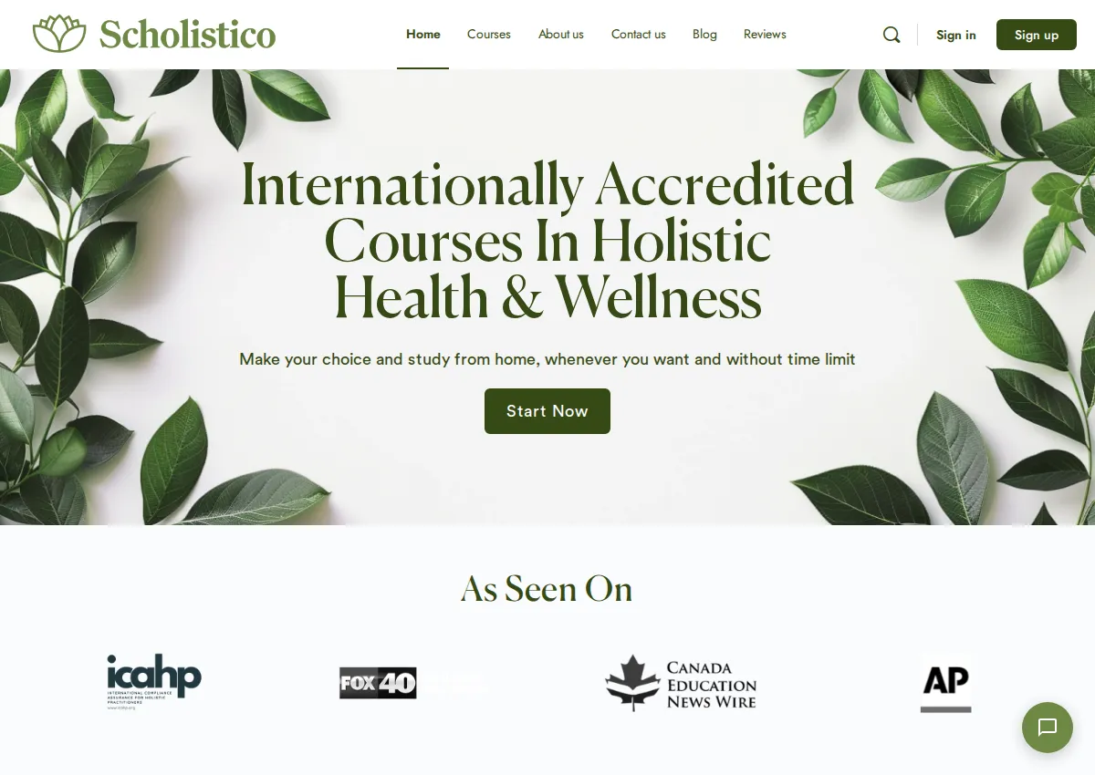 Store homepage