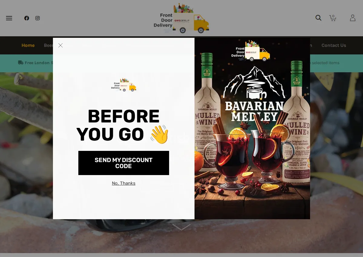 Store homepage