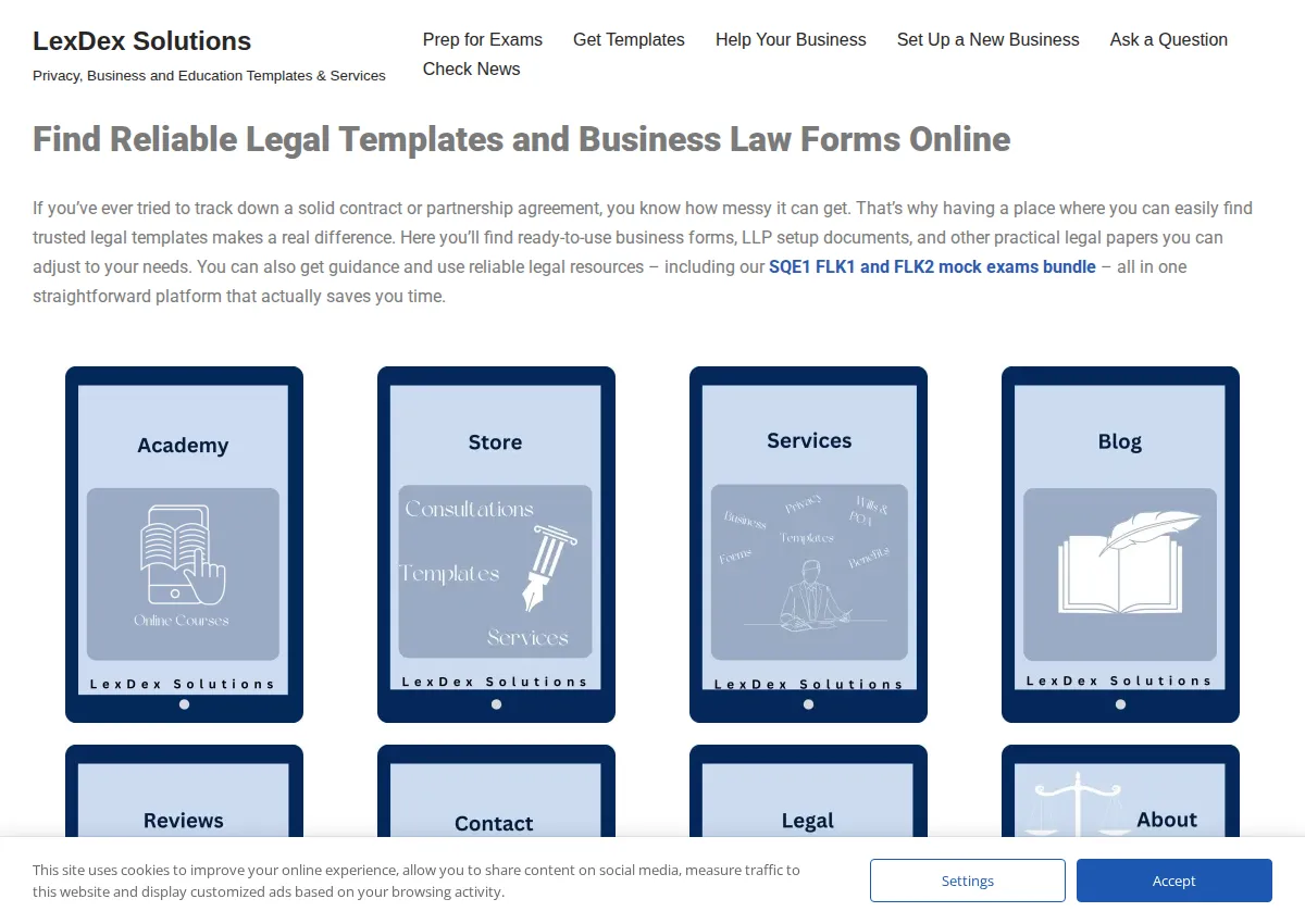 Store homepage