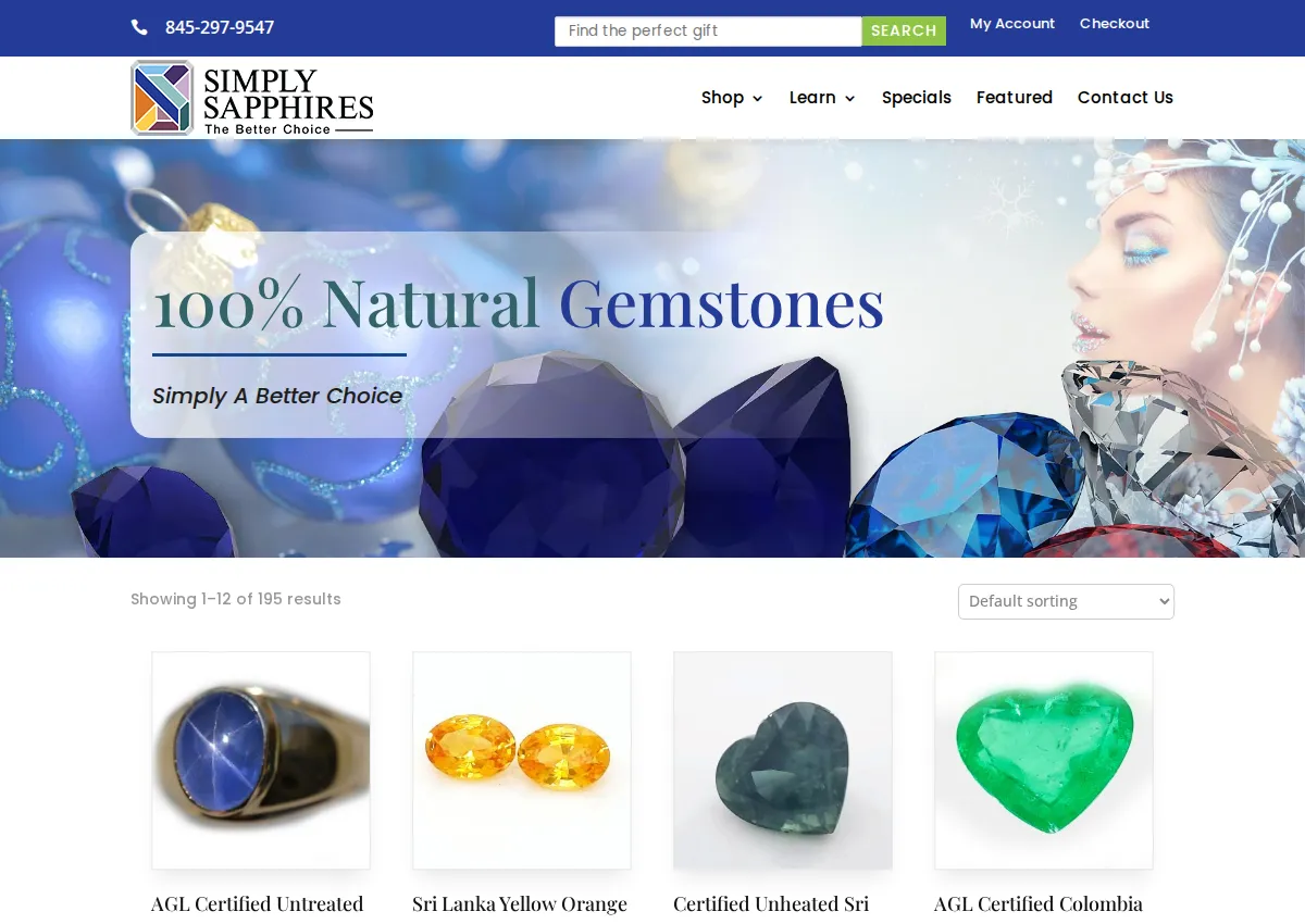 Store homepage