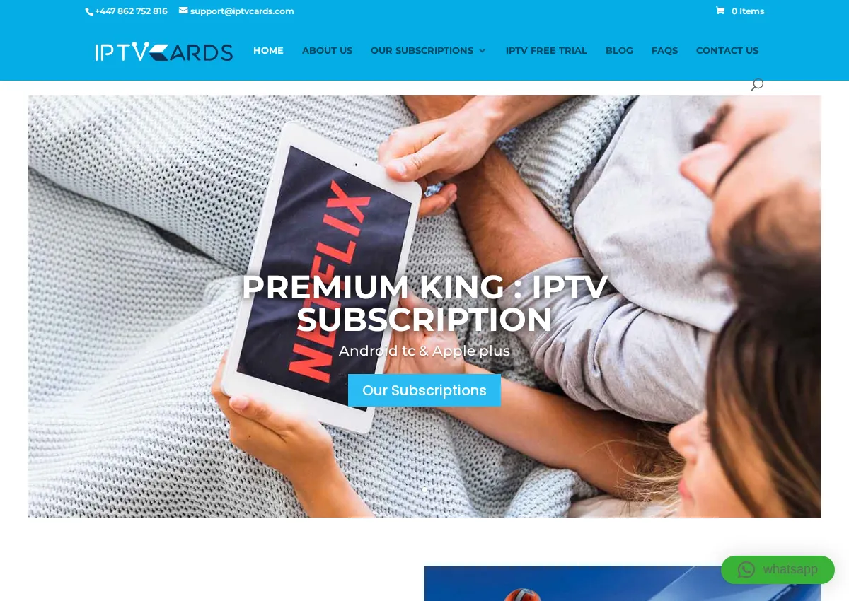 Store homepage