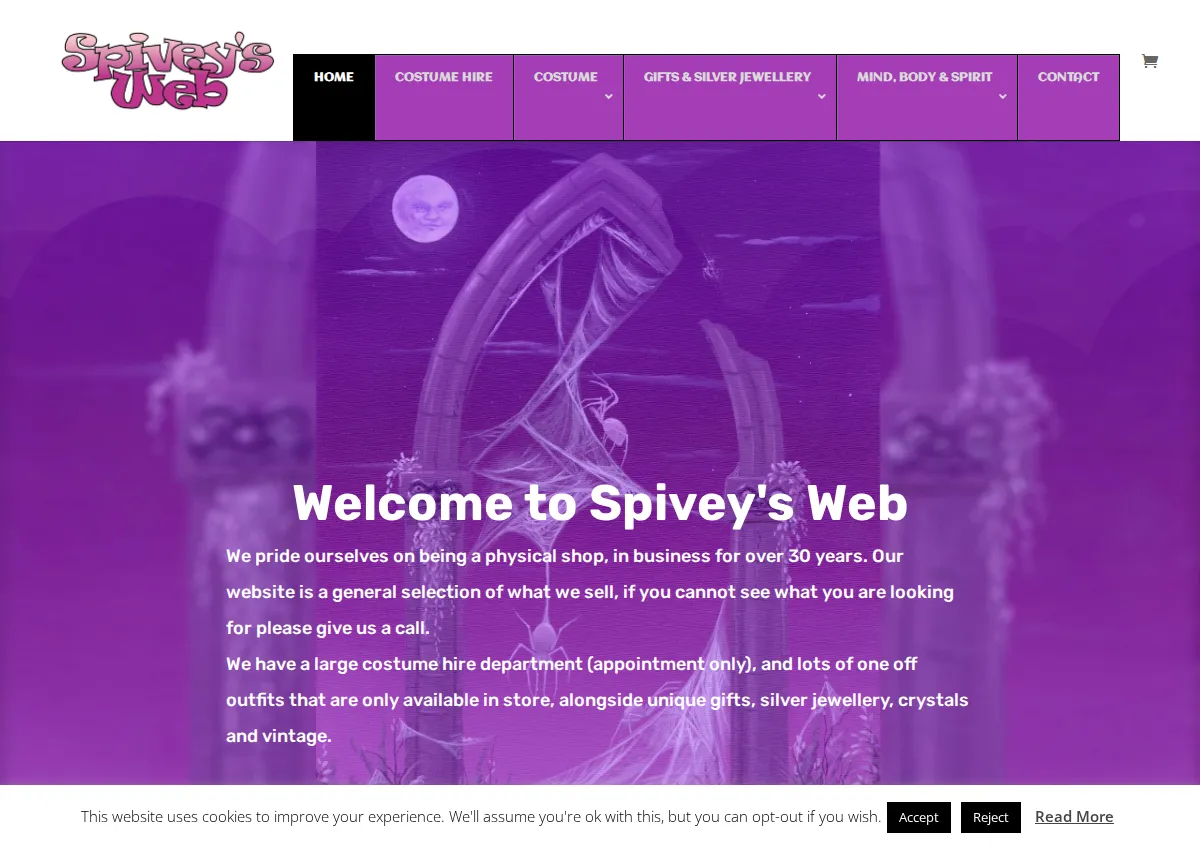 Store homepage