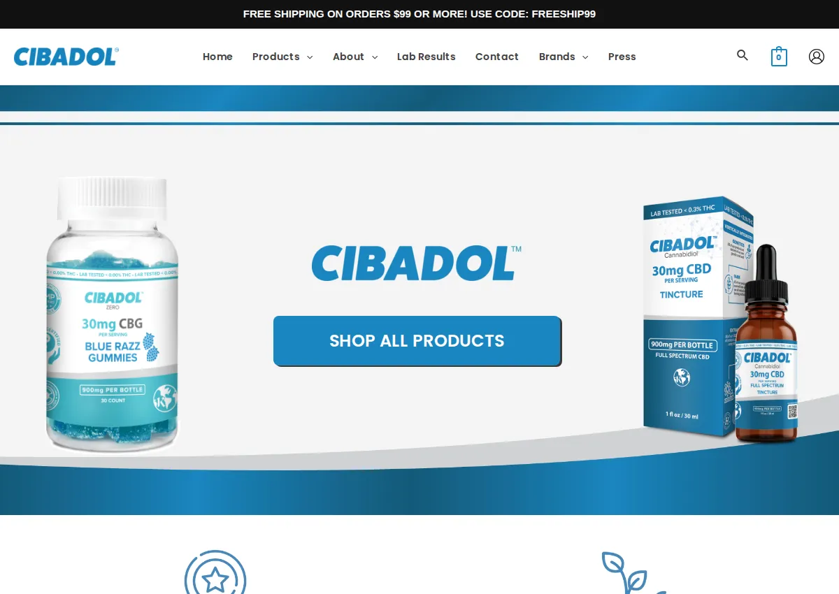 Store homepage