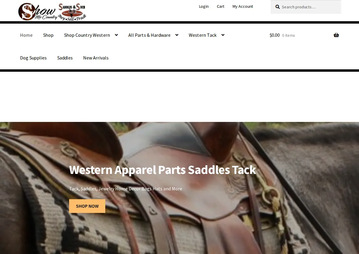 Store homepage