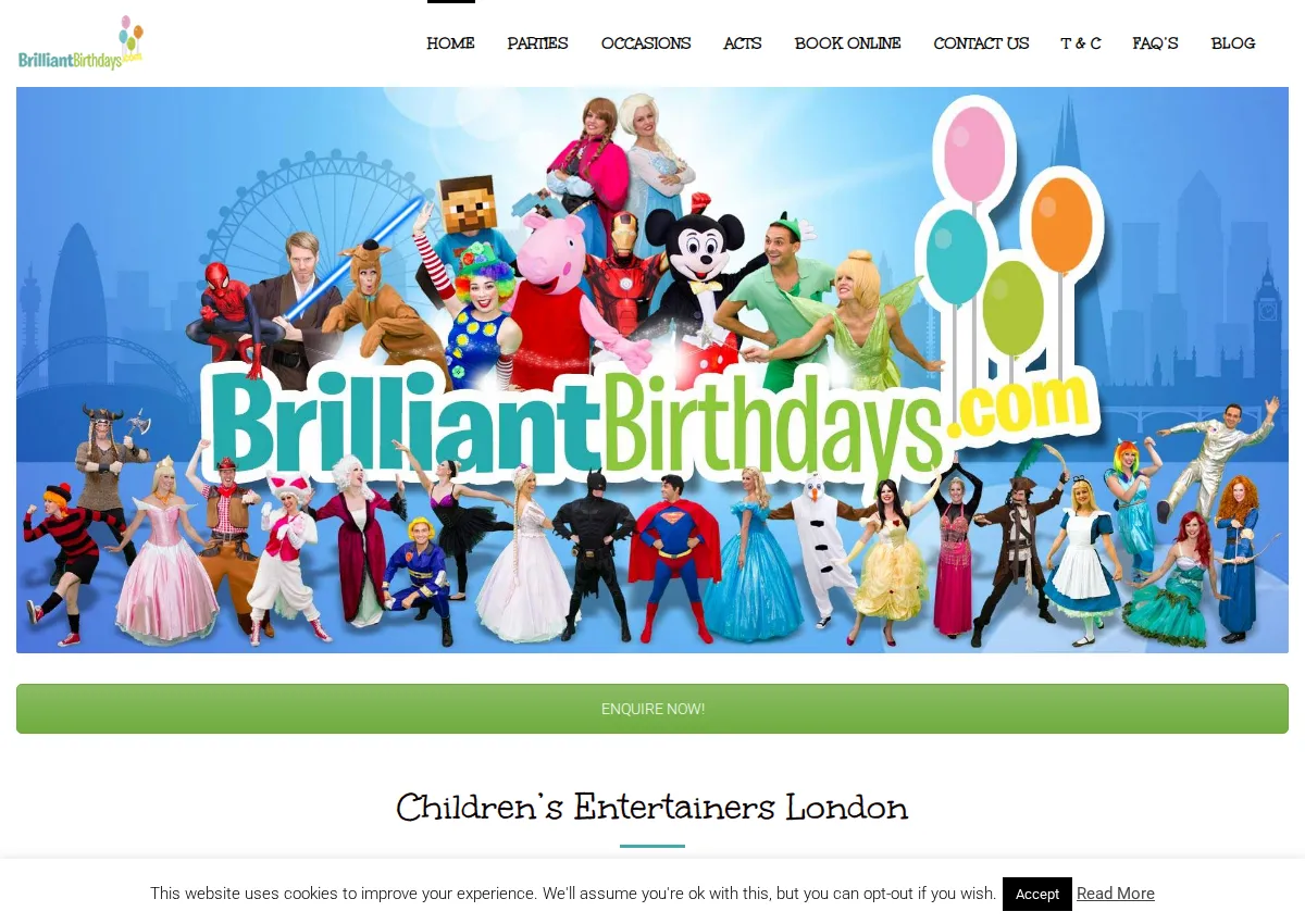 Store homepage