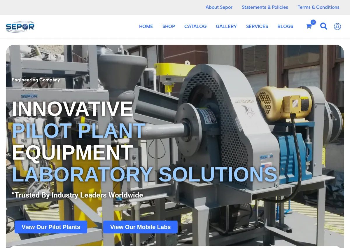 Store homepage