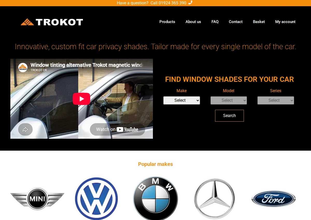 Store homepage