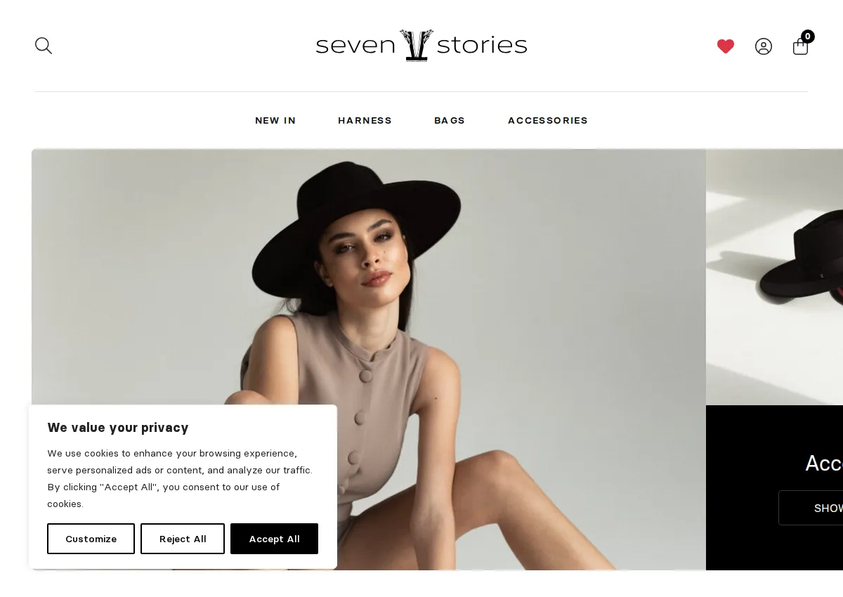 Store homepage