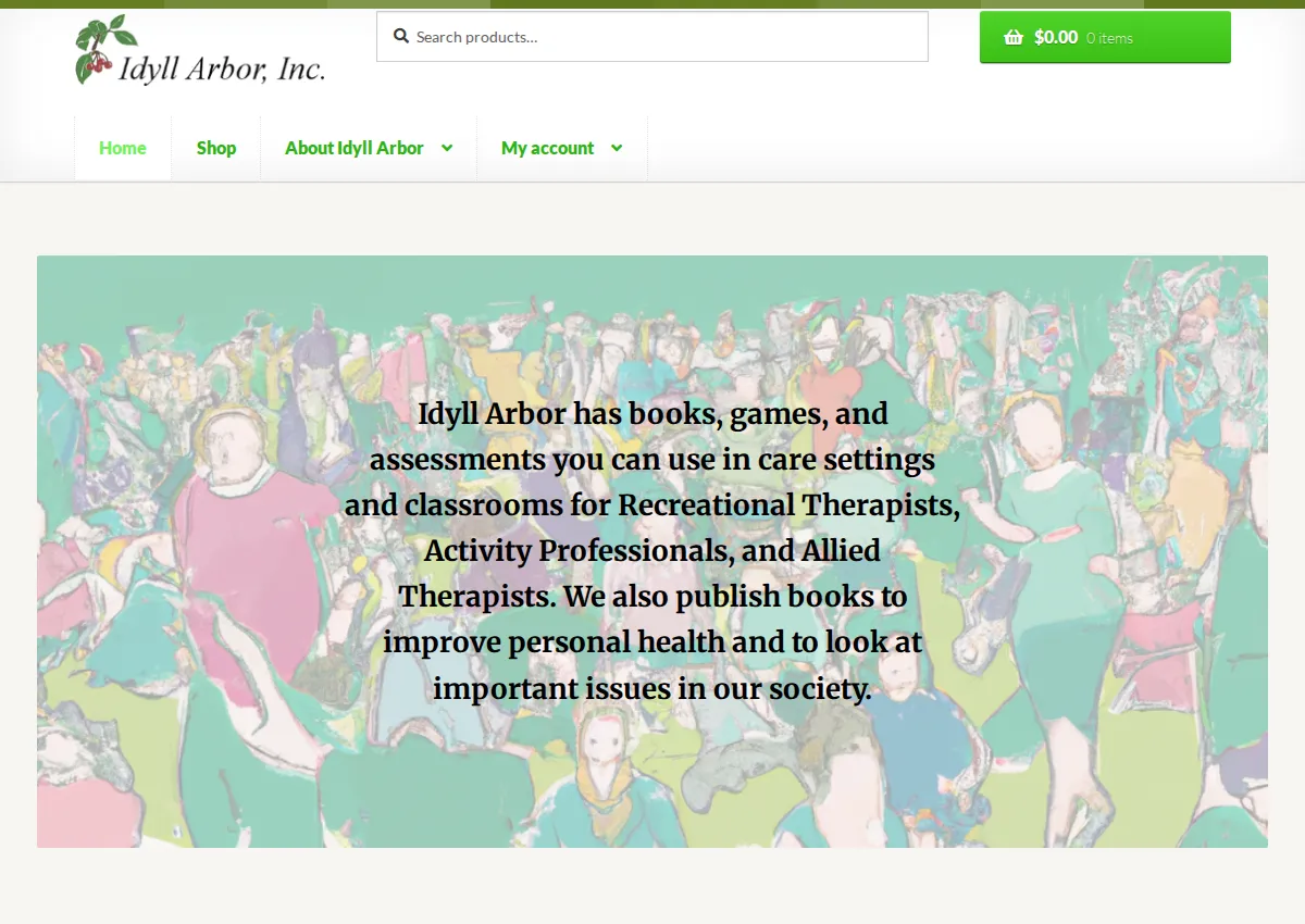 Store homepage