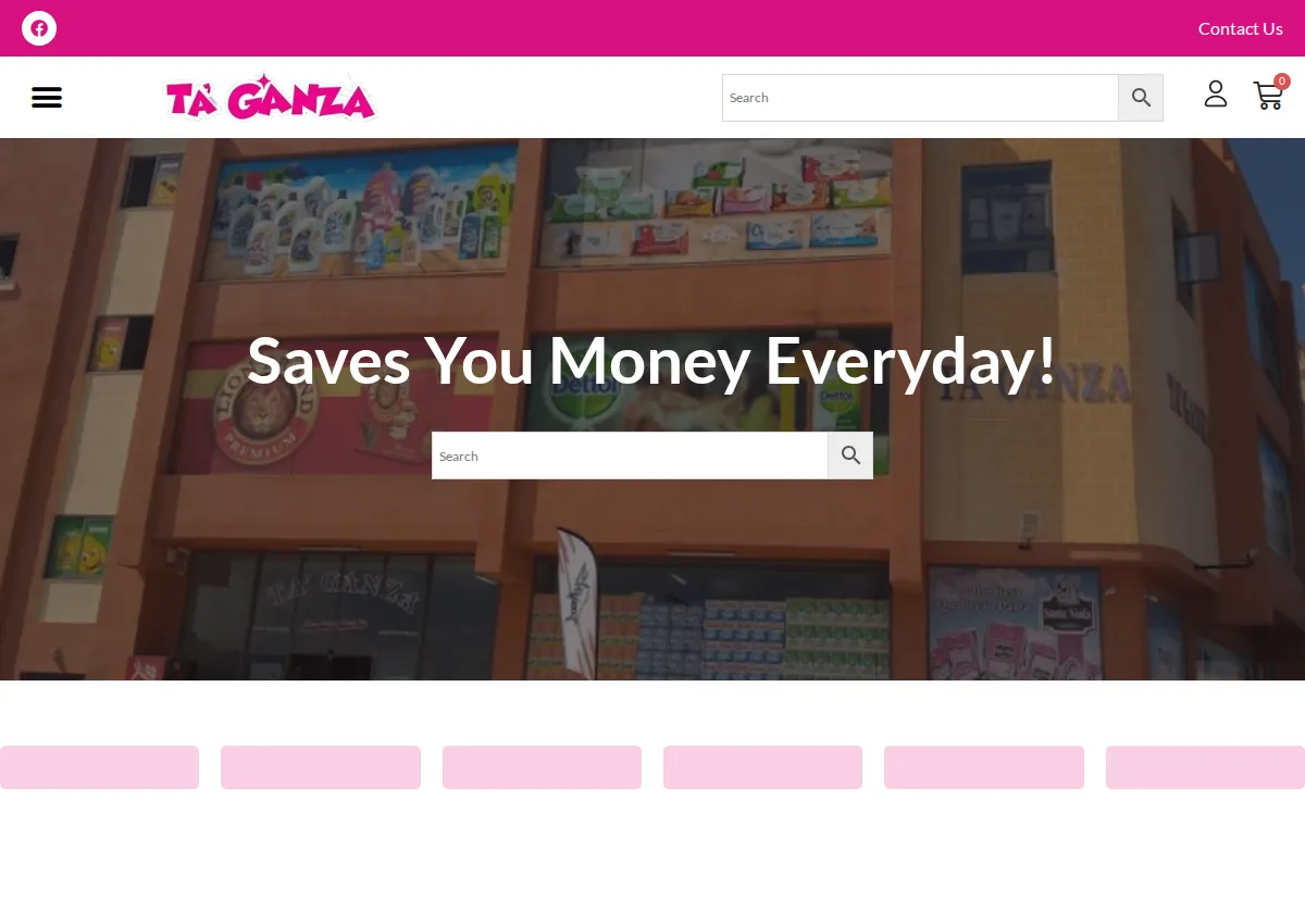 Store homepage