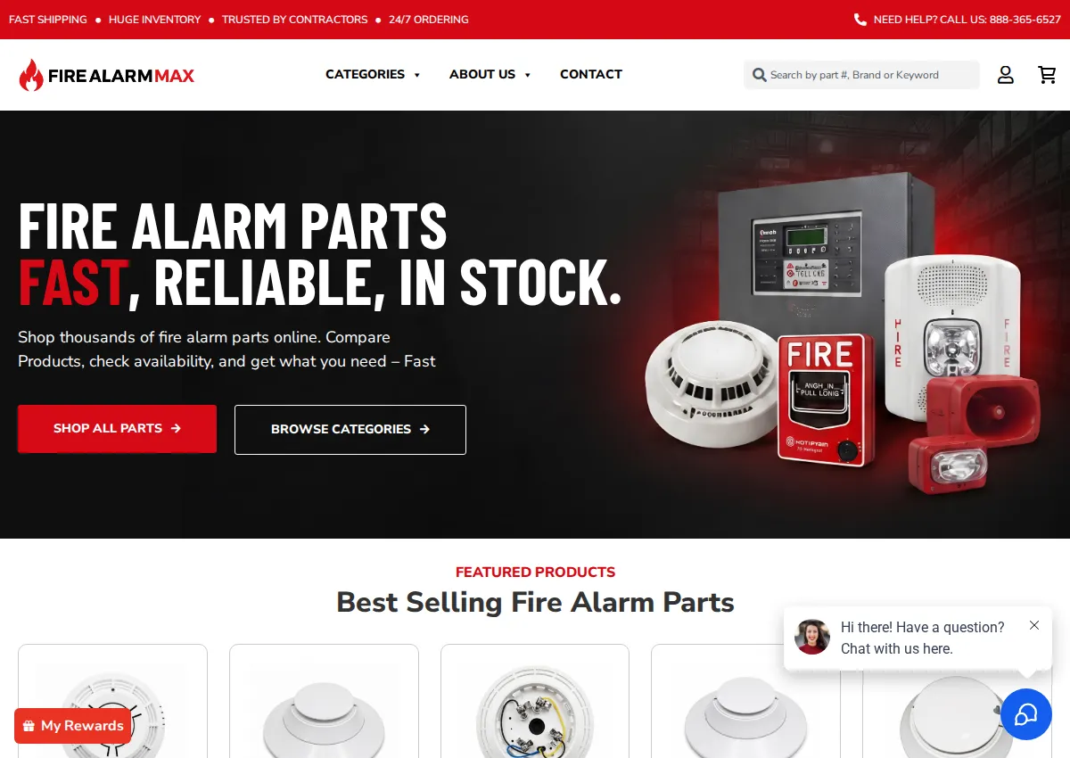 Store homepage
