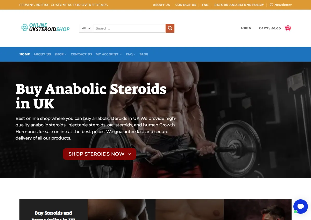 Store homepage