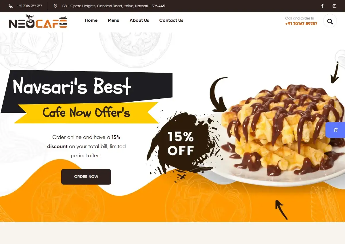 Store homepage