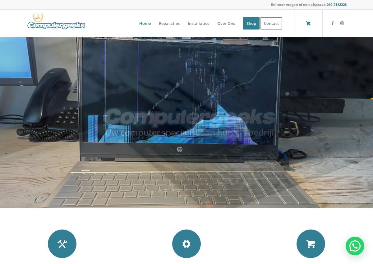 Store homepage