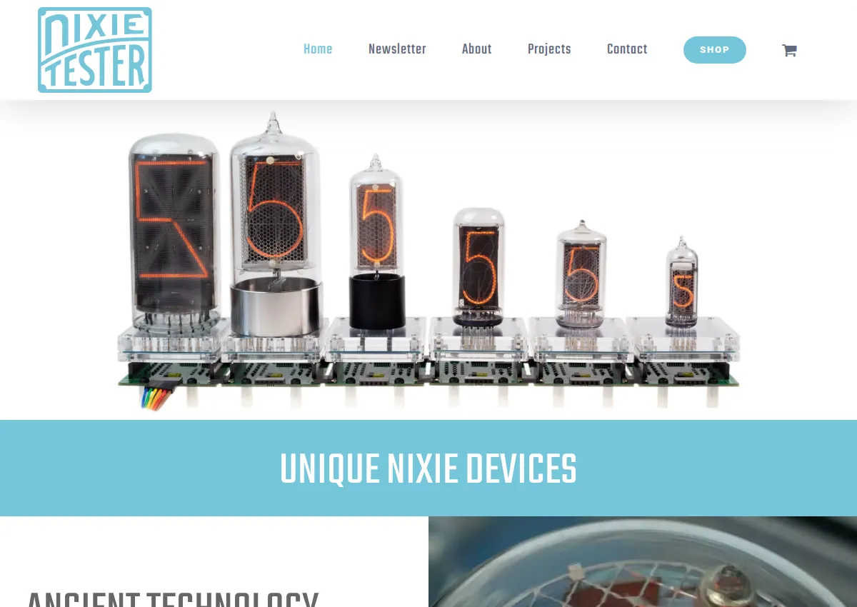 Store homepage