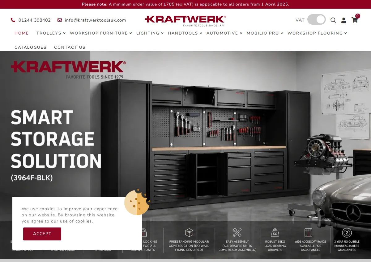 Store homepage