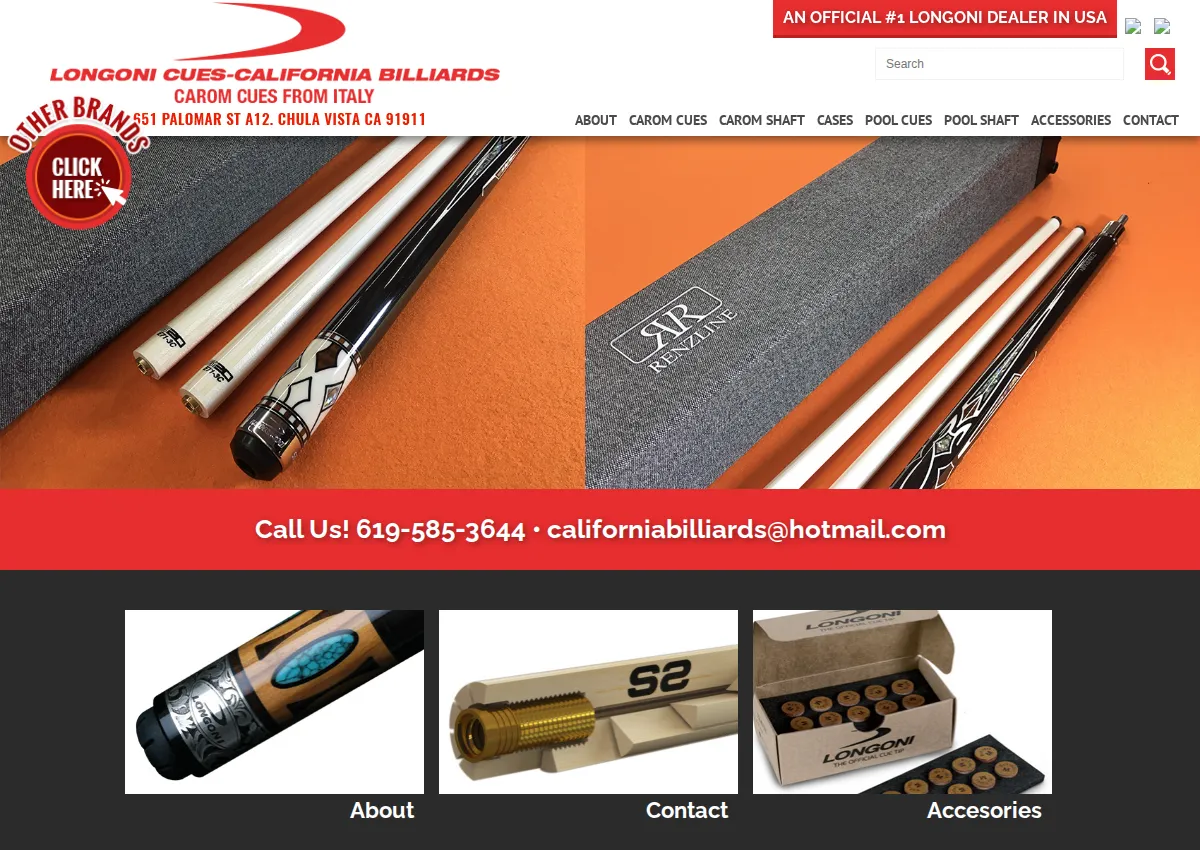 Store homepage