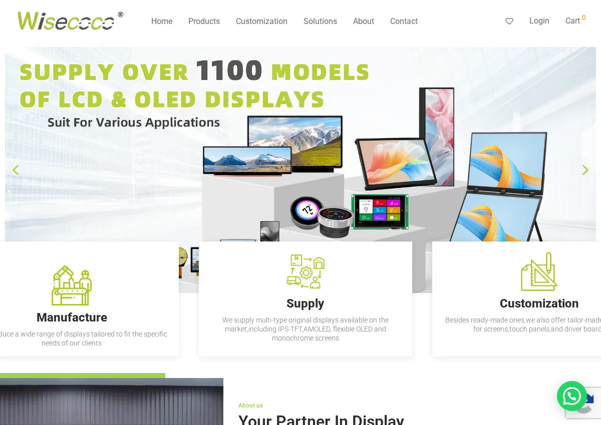 Store homepage
