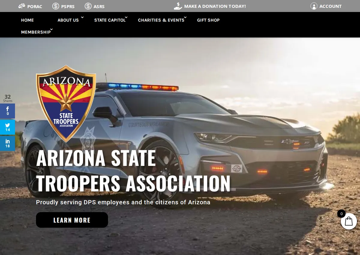Store homepage