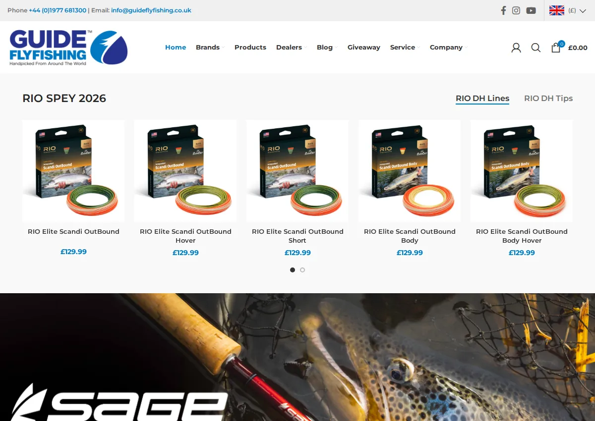 Store homepage