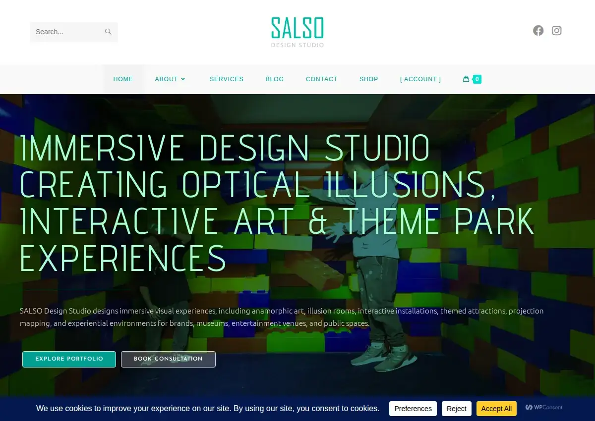 Store homepage