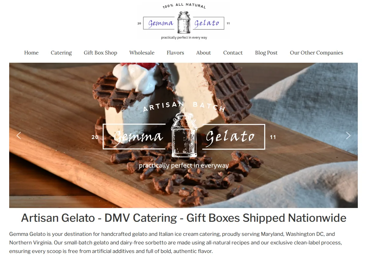 Store homepage