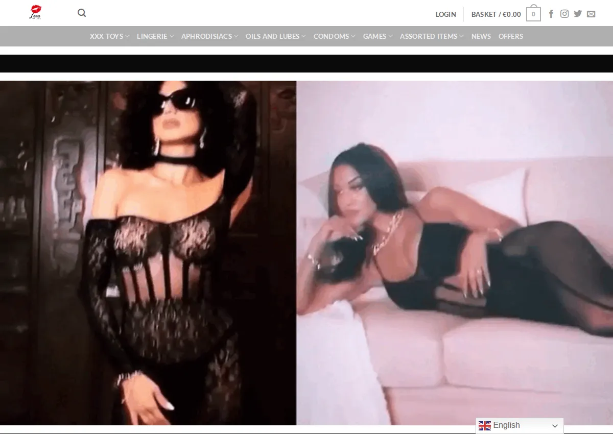 Store homepage