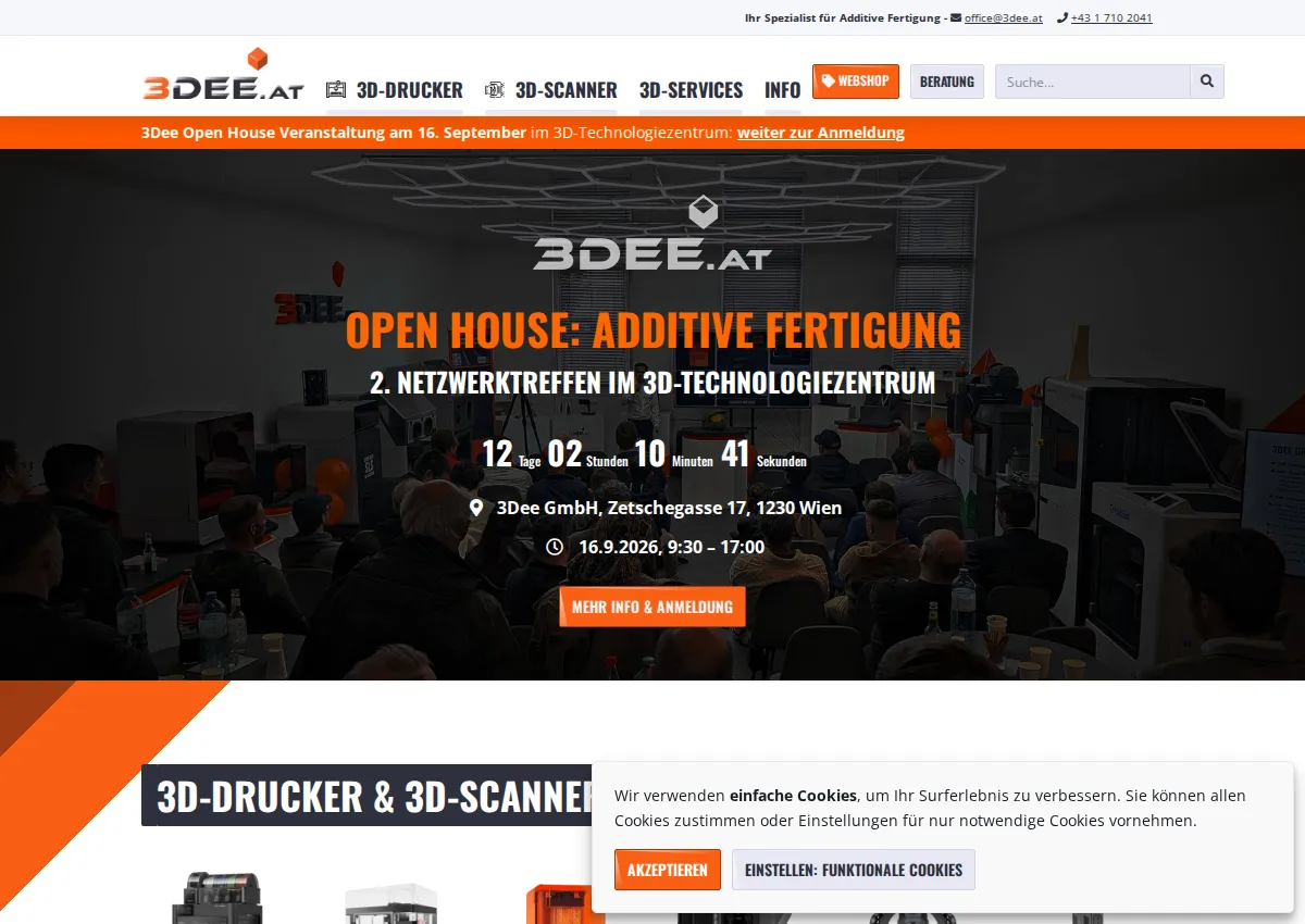 Store homepage