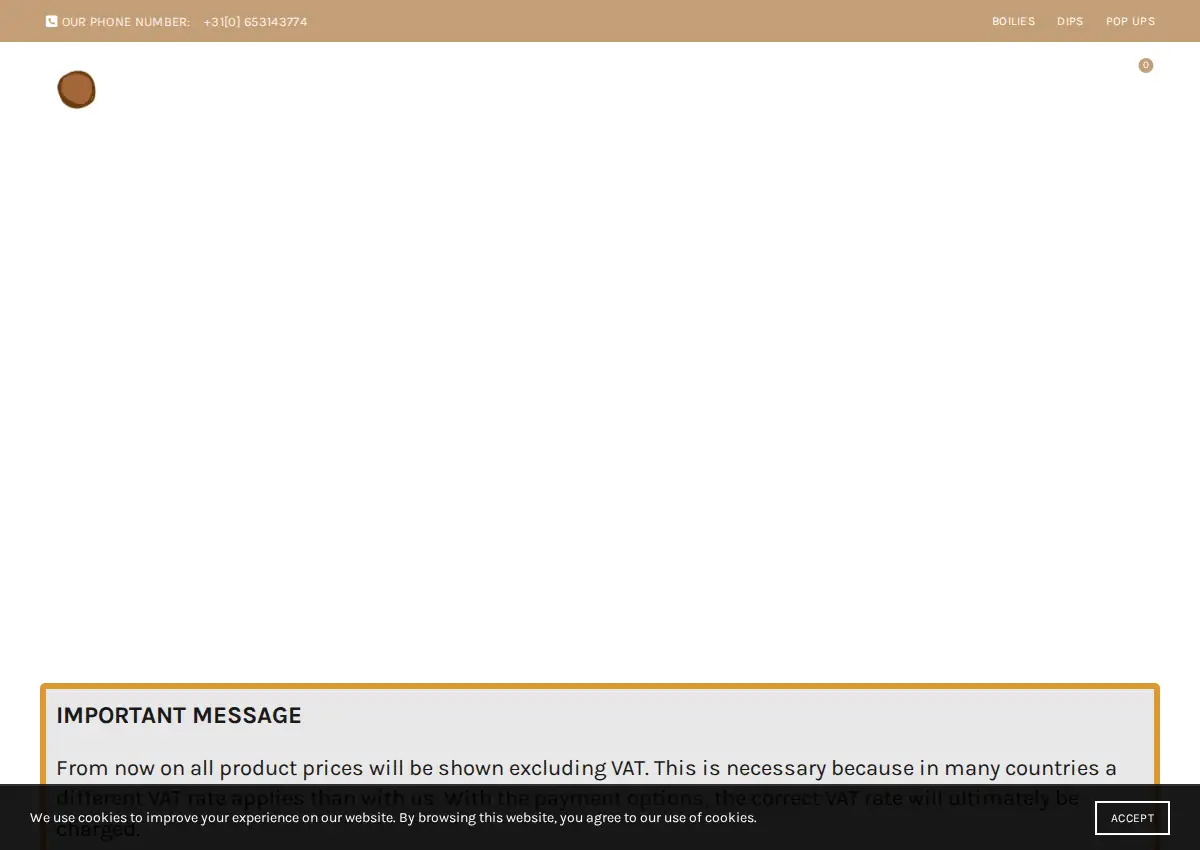 Store homepage