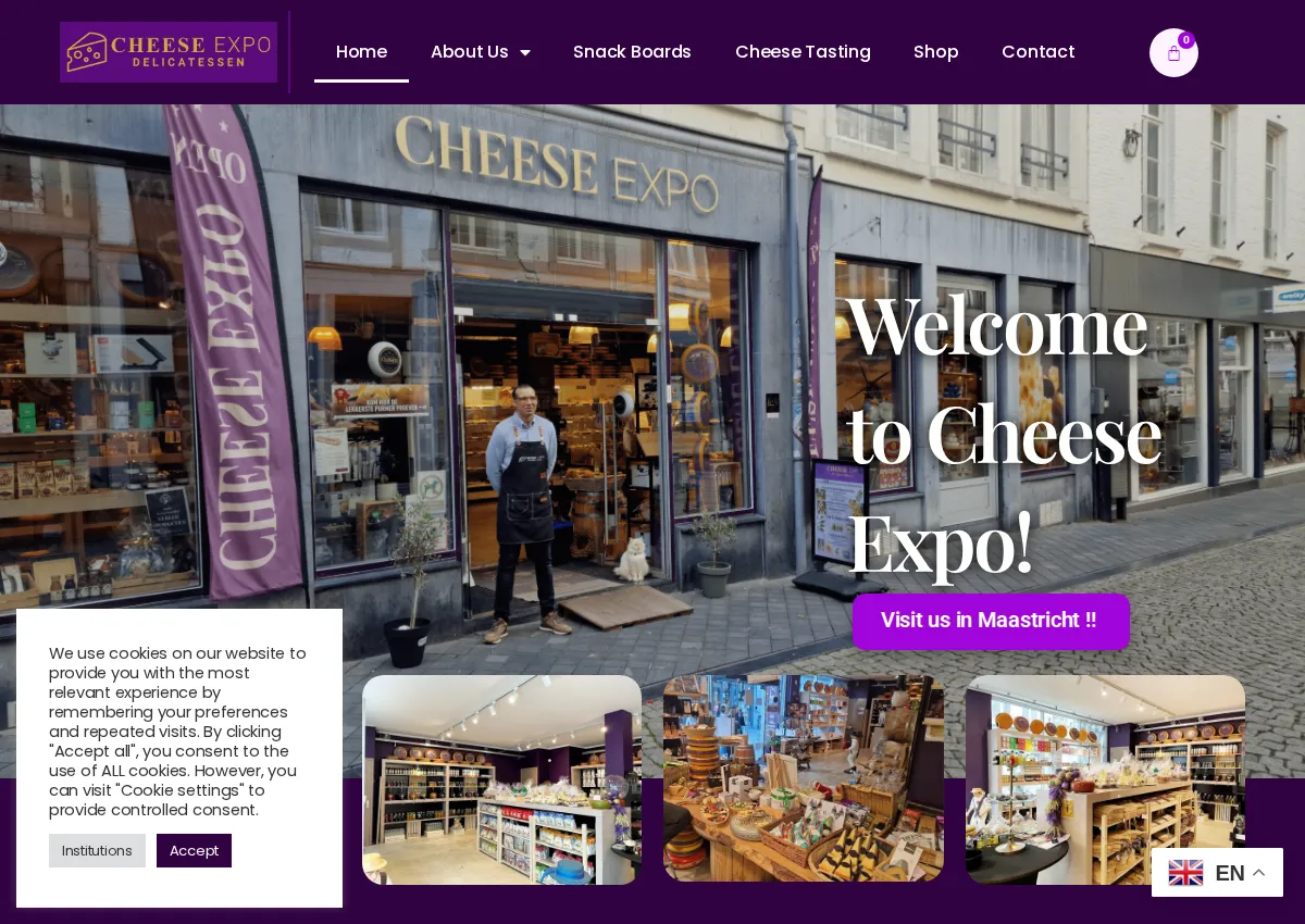 Store homepage